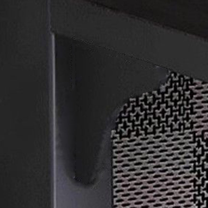 منضدة ليلية مستطيلة ذات تصميم بسيط وحديث مع أنبوب زائف ودرج واحد لغرفة النوم 