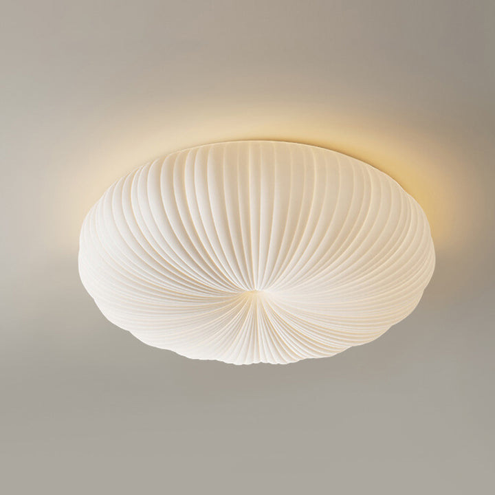 Plafonnier LED Minimaliste Moderne en Acrylique avec Abat-jour Citrouille pour Chambre 
