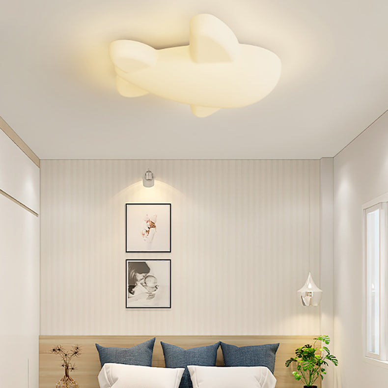 Moderne minimalistische Cartoon Flugzeug Eisen Acryl LED Unterputz Deckenleuchte für Schlafzimmer 