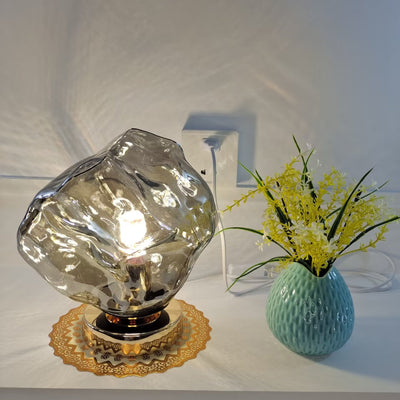 Zeitgenössische kreative Glas Lava Design 1-Licht Tischlampe für Schlafzimmer 