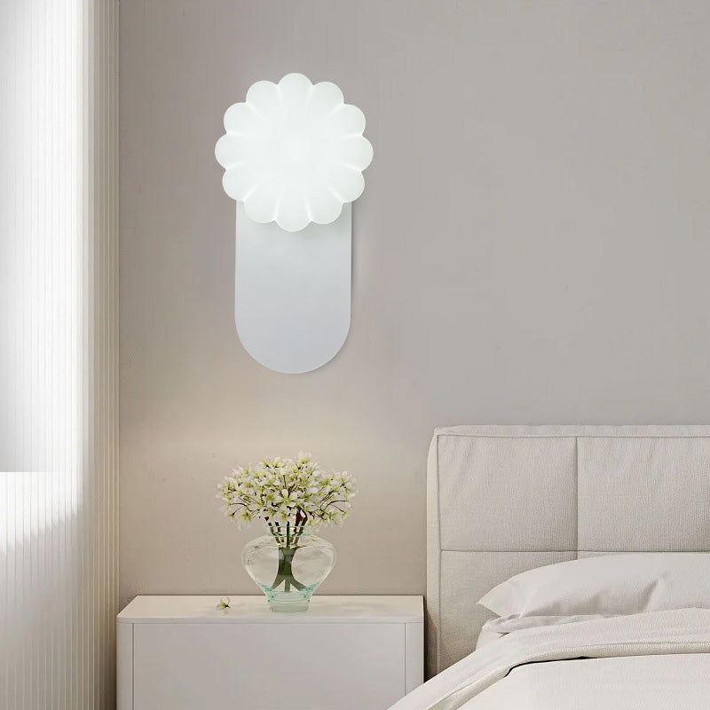 Moderne Einfachheit PE Kürbis Form Eisen 1-Licht Wandleuchte Lampe für Schlafzimmer 