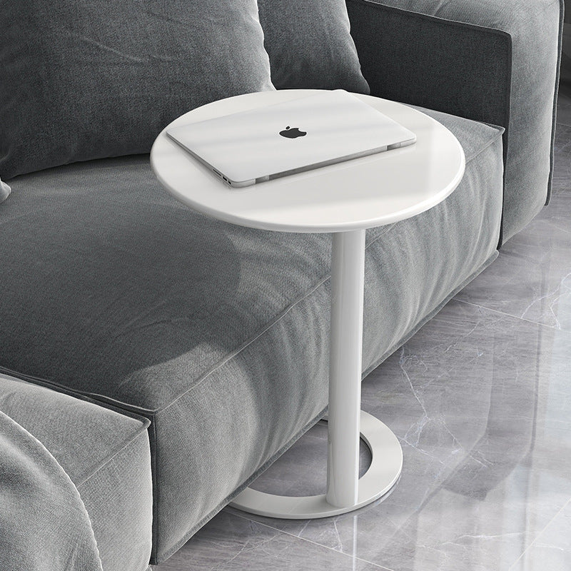 Moderner minimalistischer runder Metall-Beistelltisch für das Wohnzimmer 