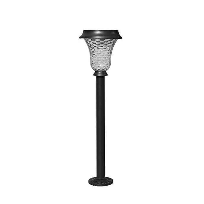 Lumière extérieure en aluminium du PC LED de cylindre solaire de simplicité moderne pour le jardin 