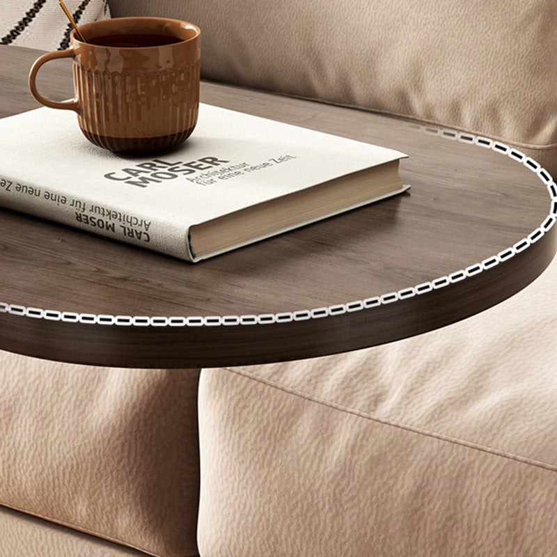 Zeitgenössischer nordischer rechteckiger MDF-Stahl-Couchtisch für das Wohnzimmer 
