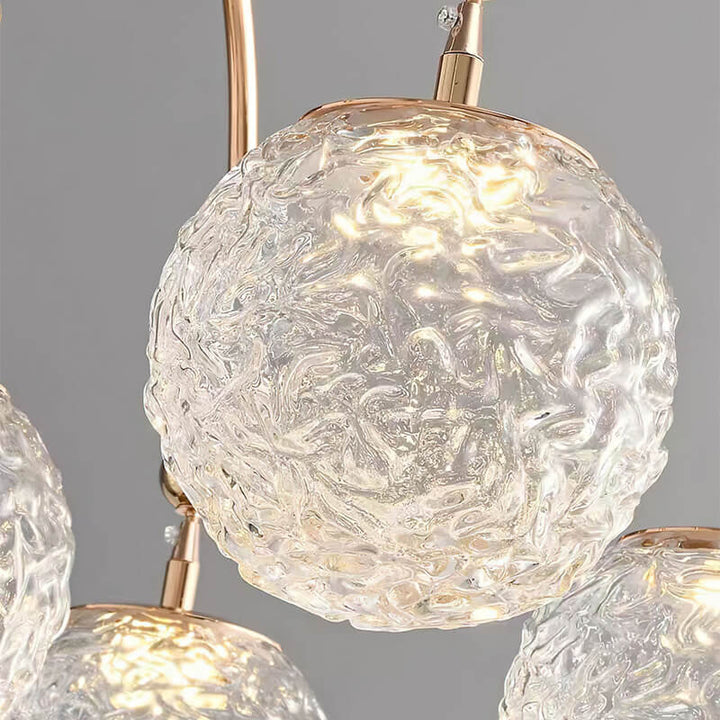 Modern Simplicity Glass Ball 4/7/13-Light Chandelier For Dining Room