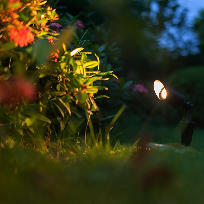 Moderne Einfachheit Zylinder Aluminium 1-Licht Plug In Boden Lampe Außenleuchte für Garten 