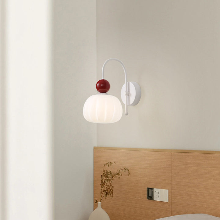 Lampe murale 1 lumière en fer PE avec base en disque d&