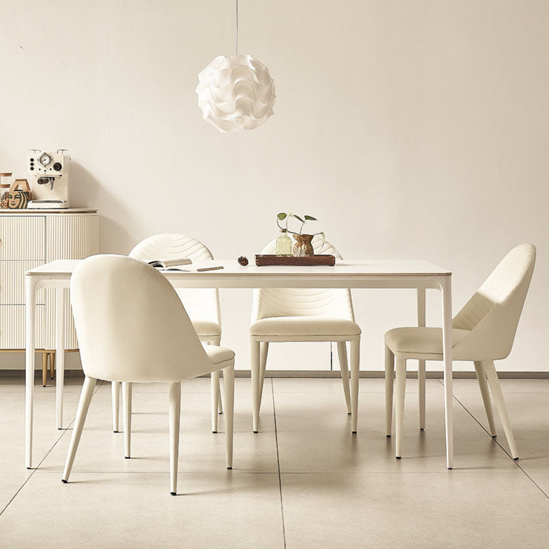 Ensemble de table à manger et chaises en alliage d&