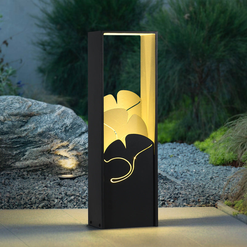 Lampe à LED étanche industrielle contemporaine pour pelouse, lumière de paysage pour patio extérieur 