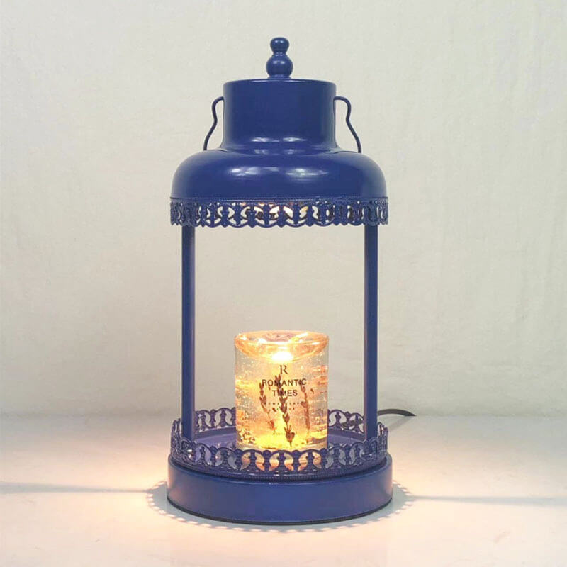 Moderne romantische minimalistische Metallsäule 1-Licht schmelzende Wachstischlampe 