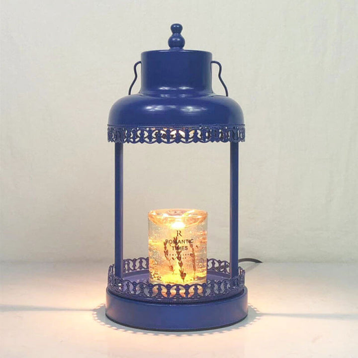 Moderne romantische minimalistische Metallsäule 1-Licht schmelzende Wachstischlampe 