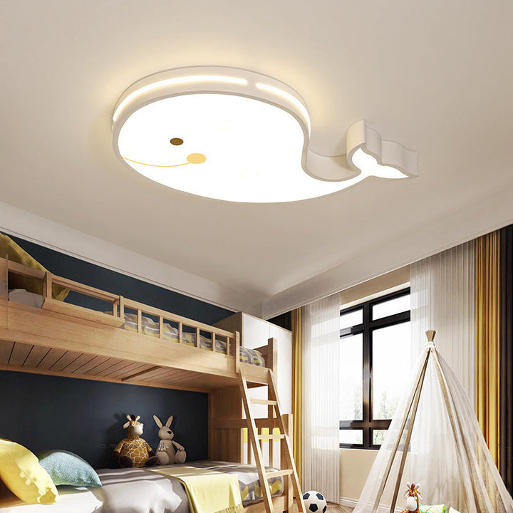 Zeitgenössische kreative Cartoon Whale Acryl LED Kinder Unterputz Deckenleuchte für Schlafzimmer 