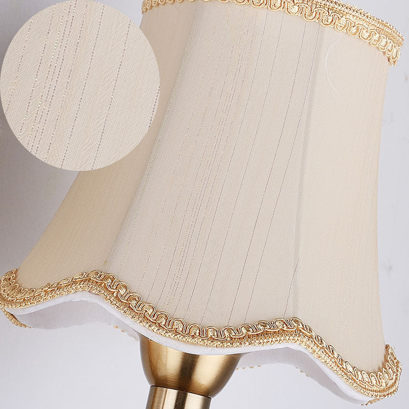 Moderne Luxus Hardware Stoff 1/2-Licht Wandleuchte Lampe für Wohnzimmer 
