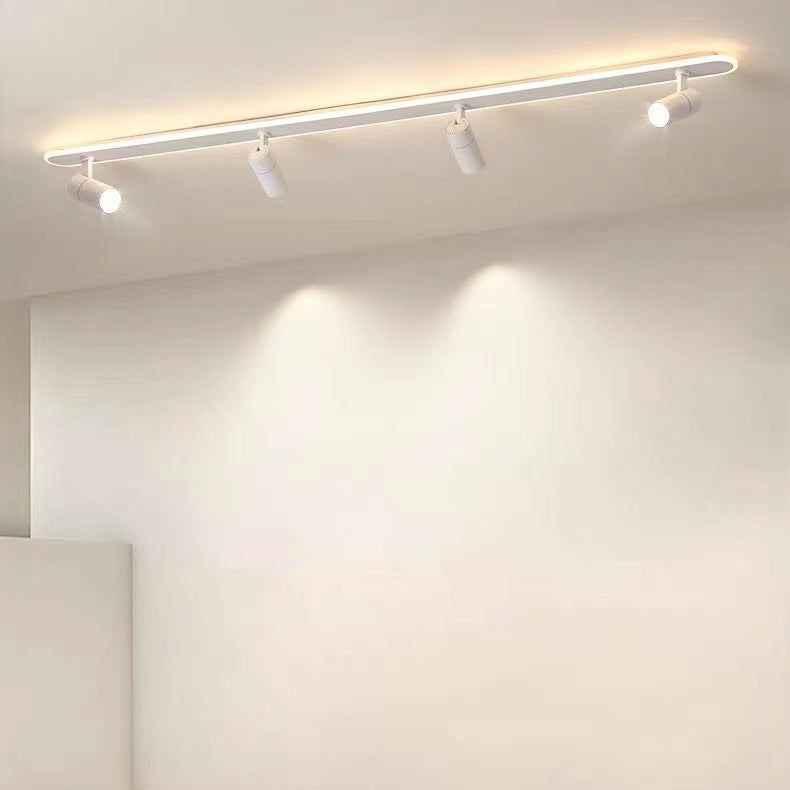 Moderne minimalistische Acryl lange Spotlight Track Licht LED Unterputz Deckenleuchte für Wohnzimmer 
