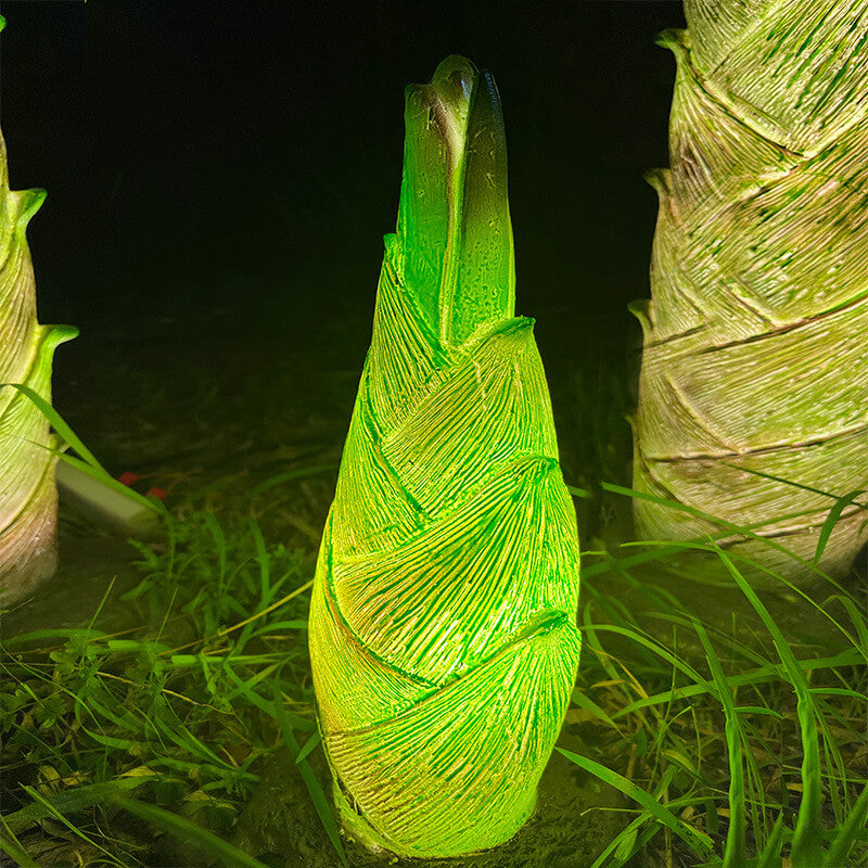 Outdoor Waterproof Resin Green Bamboo Shoots LED Lawn Landscape Light