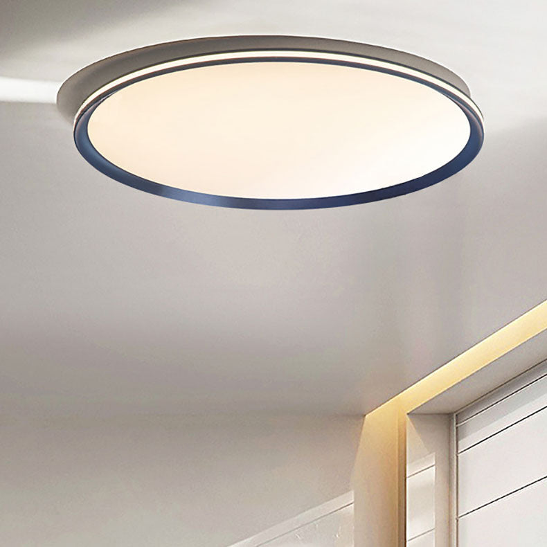 Luz de techo empotrada LED redonda acrílica moderna minimalista para dormitorio 