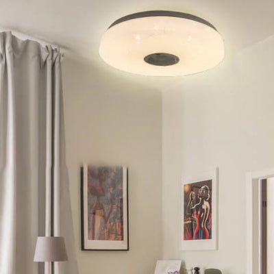 Luz de Montaje Empotrado LED Redonda Blanca Minimalista Moderna con Control Inteligente por APP y Bluetooth 