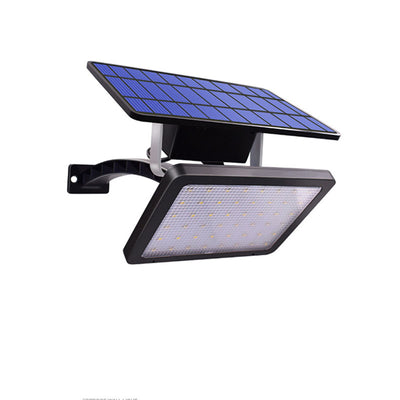Lampe murale LED carrée en plastique solaire minimaliste moderne pour jardin 
