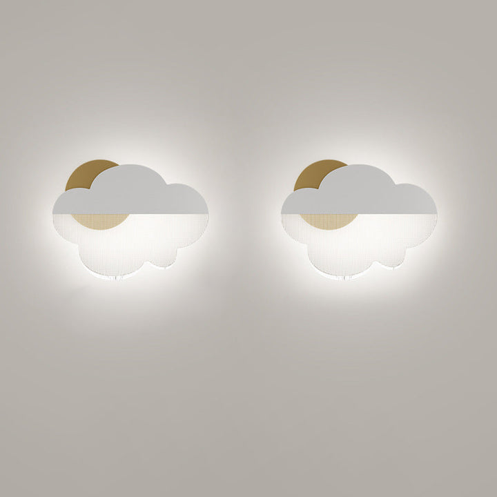 Moderne Art Deco Eisen Acryl Wolke LED Wand Leuchte Lampe Für Schlafzimmer 