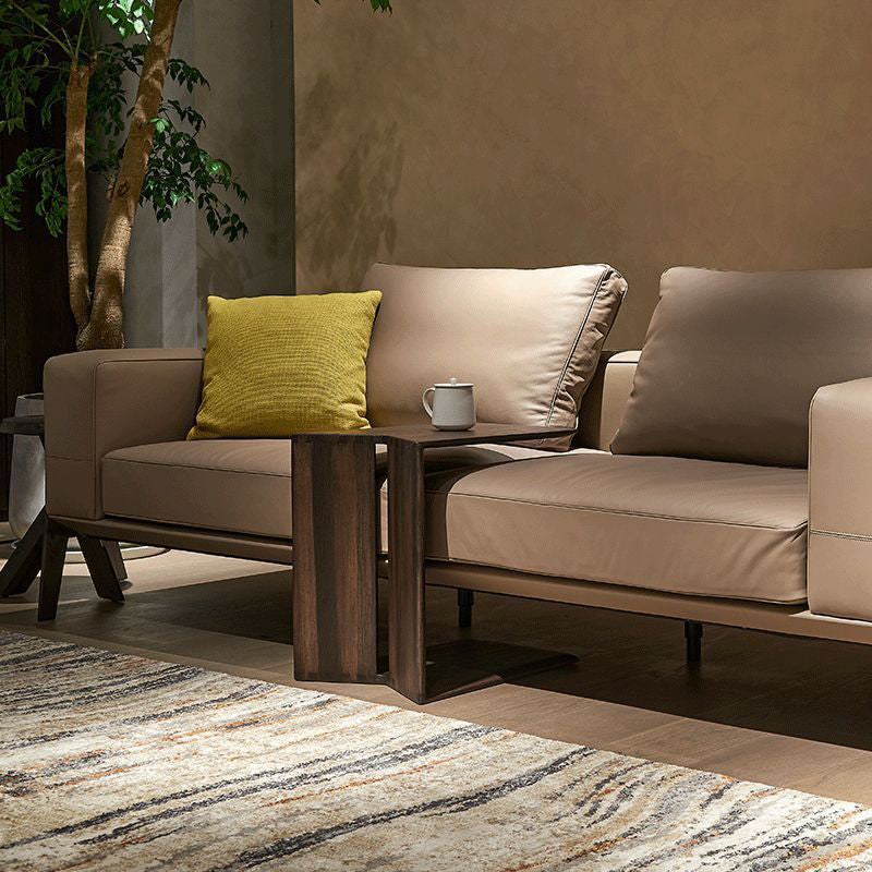 Moderner minimalistischer rechteckiger Holztisch für das Wohnzimmer 