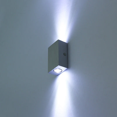 Modern Simplicity Waterproof Aluminum Cubic LED Wall Sconce Lamp For Outdoor Patio