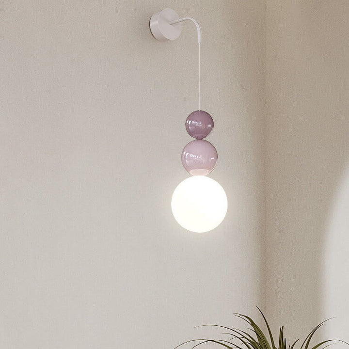 Lámpara de Aplique de Pared de 1 Luz de Calabaza de Hierro de Personalidad Minimalista Moderna 