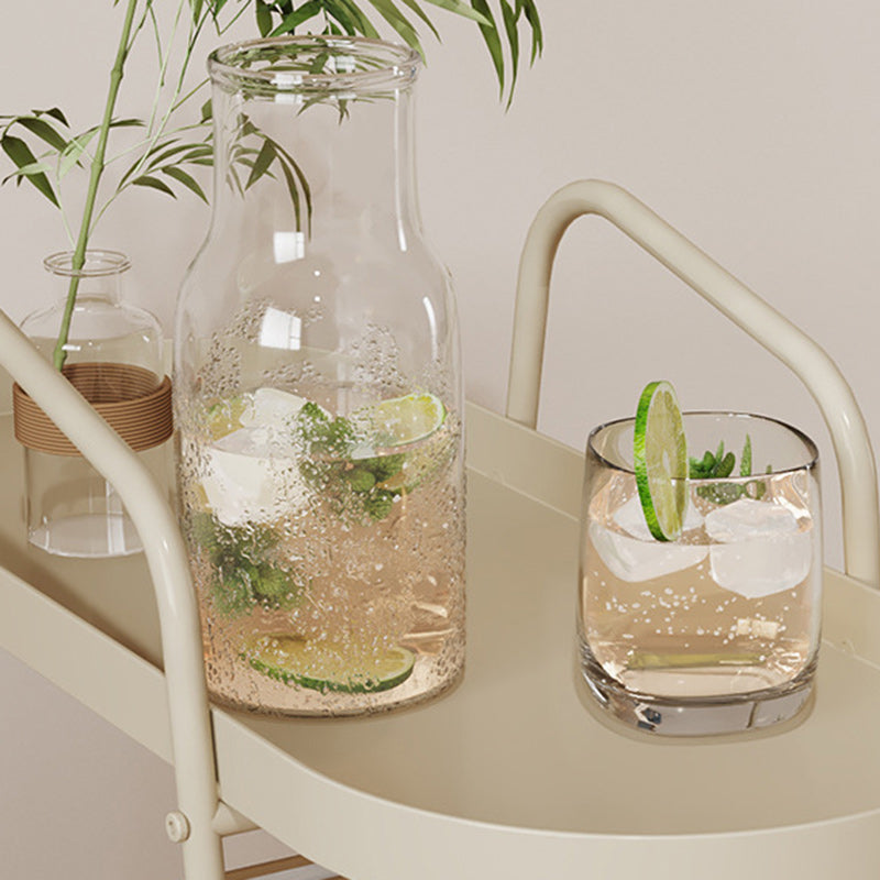 Moderner minimalistischer langer ovaler Eisen-Entfernungstisch, 2-stufig für das Wohnzimmer 