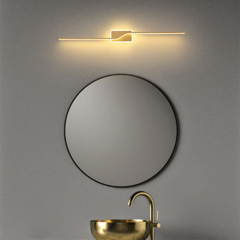 Moderne minimalistische Bar Aluminium Silikon Acryl LED Wandleuchte Lampe für Wohnzimmer 