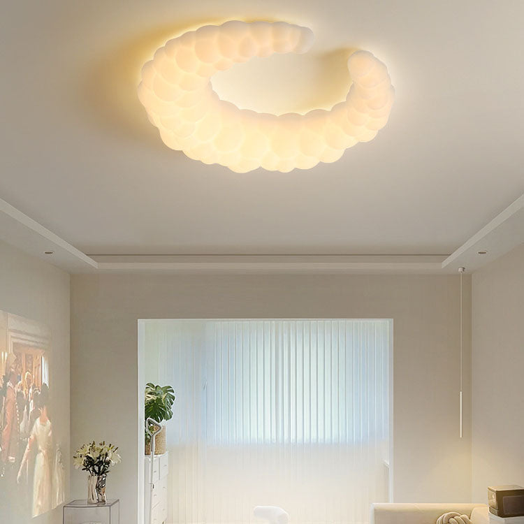 Luz de techo empotrada LED de hierro minimalista moderno para dormitorio 