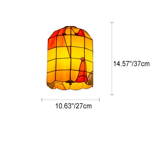 Moderna lámpara colgante de vidrio artístico creativo con jaula de 3 luces 