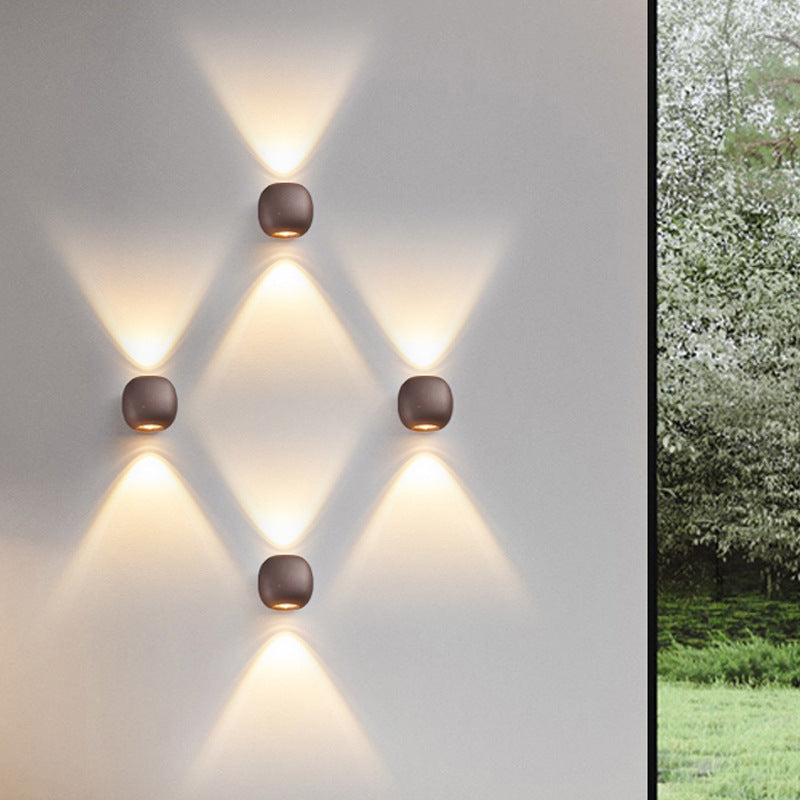 Modern Simplicity Aluminum Spherical LED Wall Sconce Lamp For Hallway