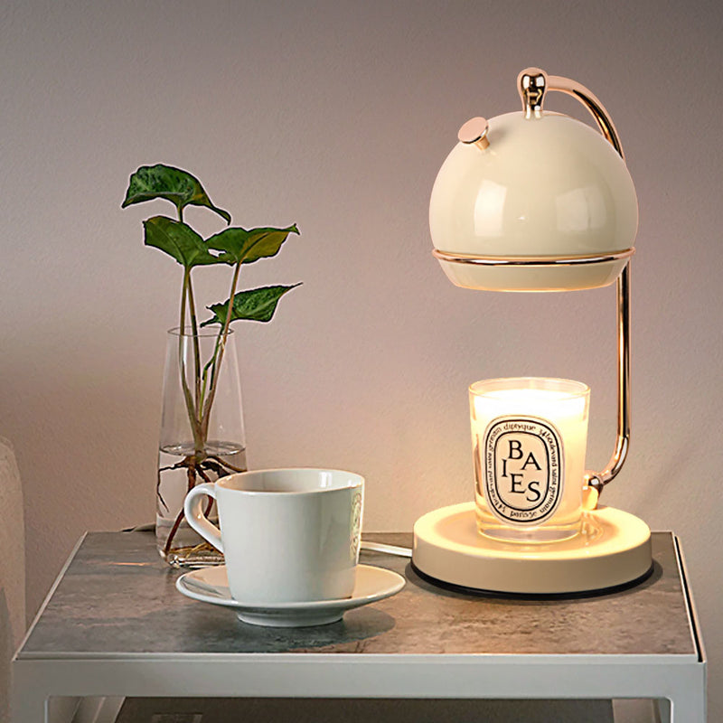 Modern Creative Minimalist Iron Hemisphere 1-Light Melting Wax Table Lamp