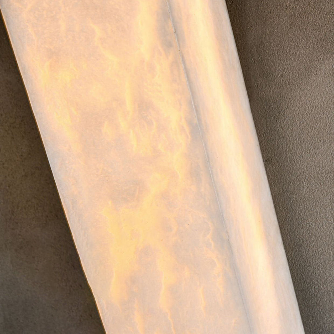 Applique murale LED en cuivre marbré minimaliste moderne pour salon 