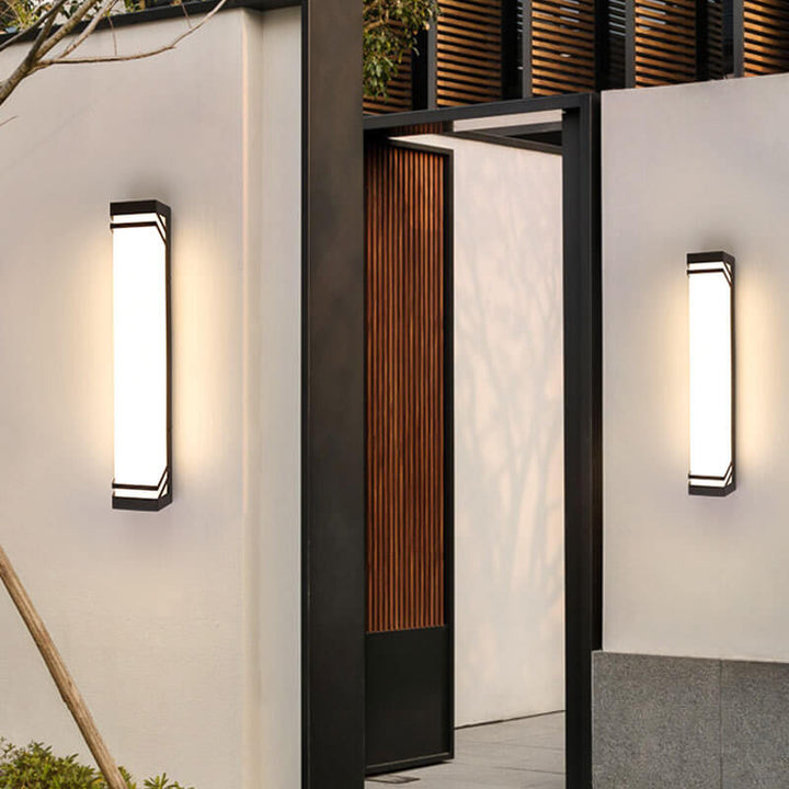Lampe murale à détecteur LED carré étanche industrielle pour extérieur 