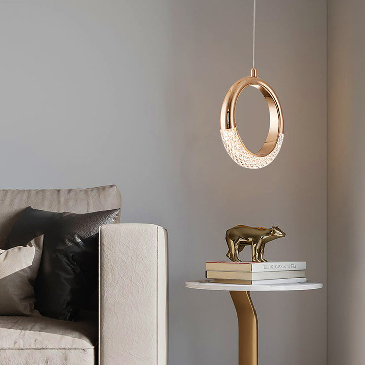 Moderne Acryl Geometrische Kreis 1-Licht LED Pendelleuchte 