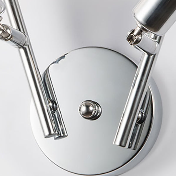 Plafonnier semi-encastré moderne minimaliste à 4 lumières en acier inoxydable et fer pour salon 