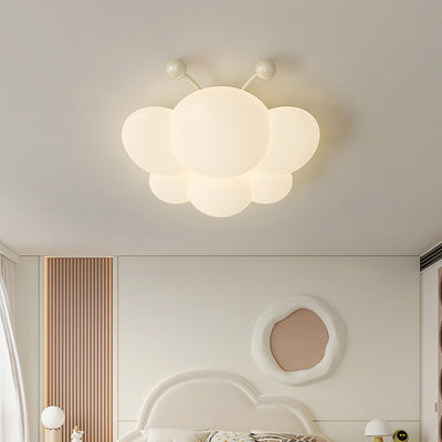 Luz de techo LED de montaje empotrado en hierro PE abeja de simplicidad moderna para dormitorio 