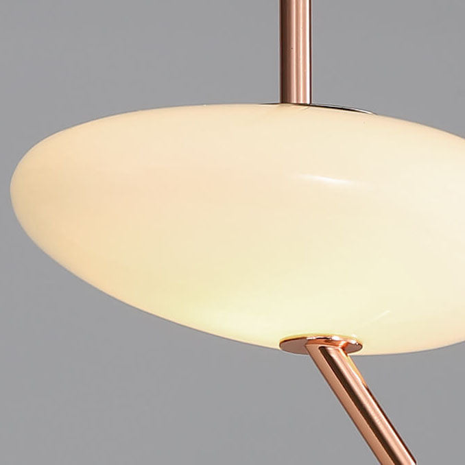Zeitgenössische nordische Eisenkiesel-LED-Pendelleuchte für Schlafzimmer