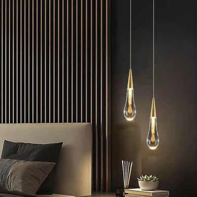Modern Personality Creative Crystal Drops LED Pendant Light