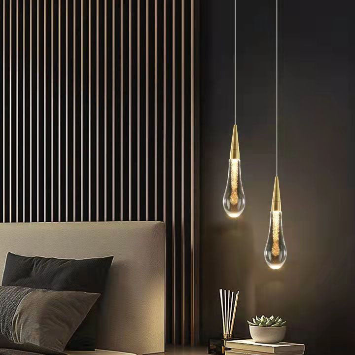 Modern Personality Creative Crystal Drops LED Pendant Light