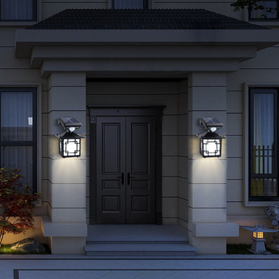 Moderne Einfachheit Solar Zylinder Quadrat ABS PS LED Außenleuchte für Garten 