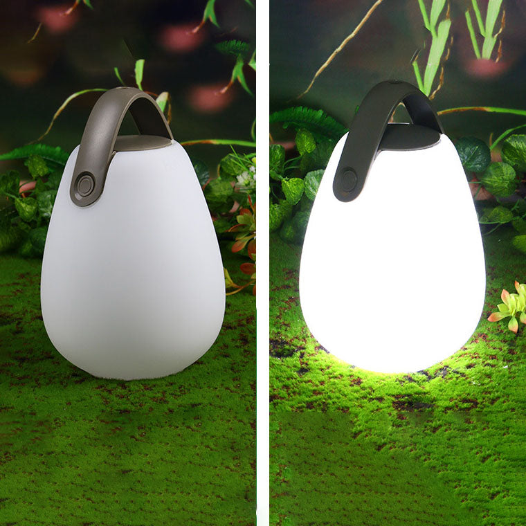 Modern Simplicity ABS Plastic Round LED Outdoor Light For Camping
