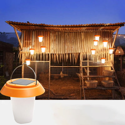 Solar Waterproof Mushroom Column ABS PC Portable Camping LED Outdoor Landscape Light