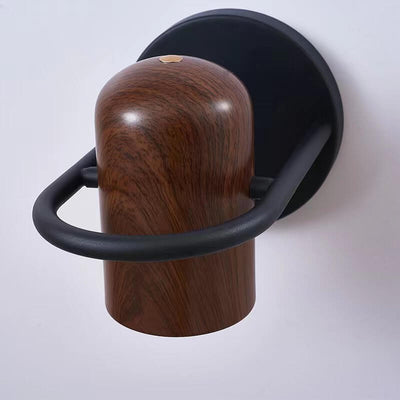 Lampe murale à LED en cylindre en fer forgé de personnalité nordique moderne 