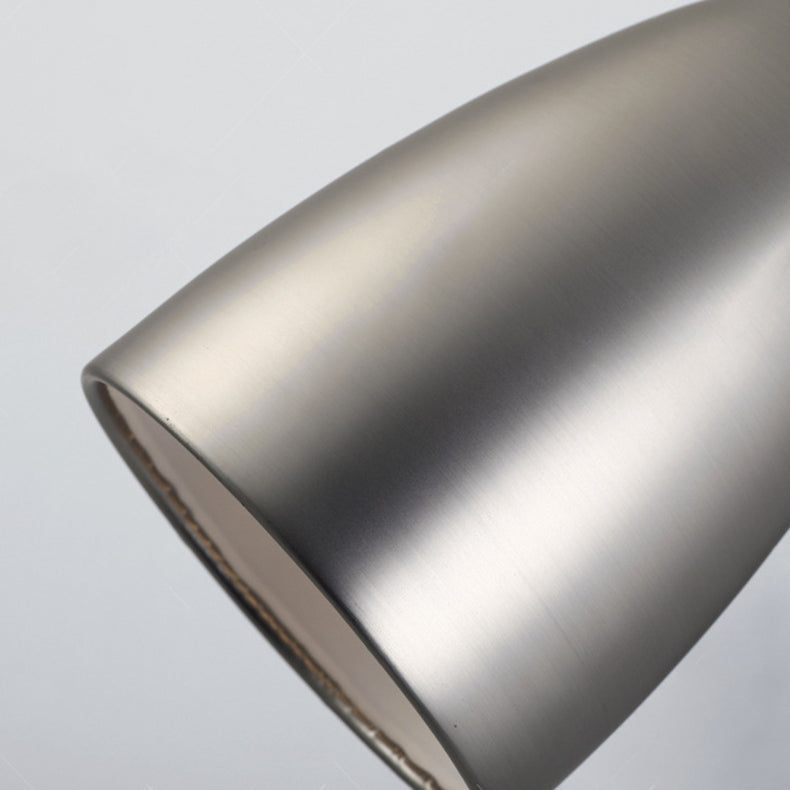 Zeitgenössische industrielle schwenkbare Kegel Metall 1-Licht Wandleuchte Lampe für Schlafzimmer 