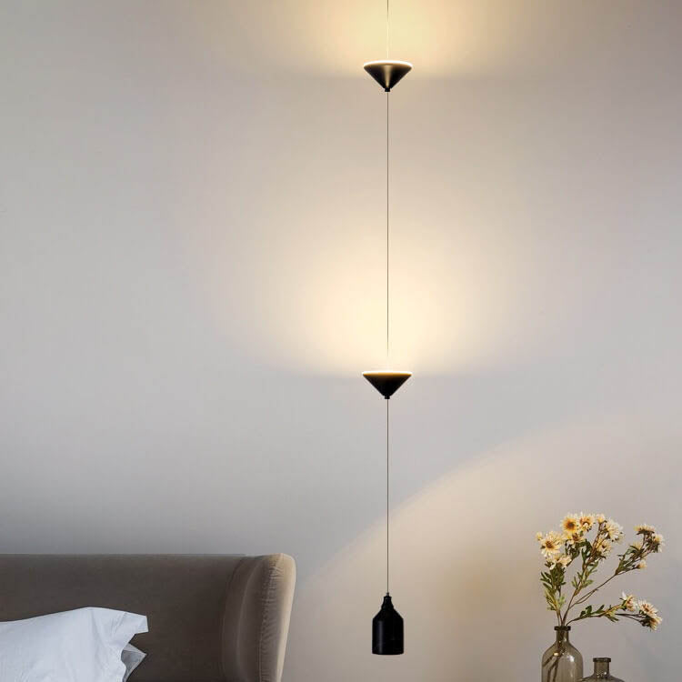 Moderne minimalistische drehbare LED-Wandleuchte