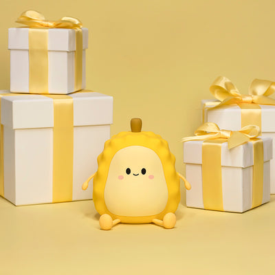 Modern Art Deco Silicone Cartoon Fruit USB Charging LED Table Lamp Night Light For Bedroom