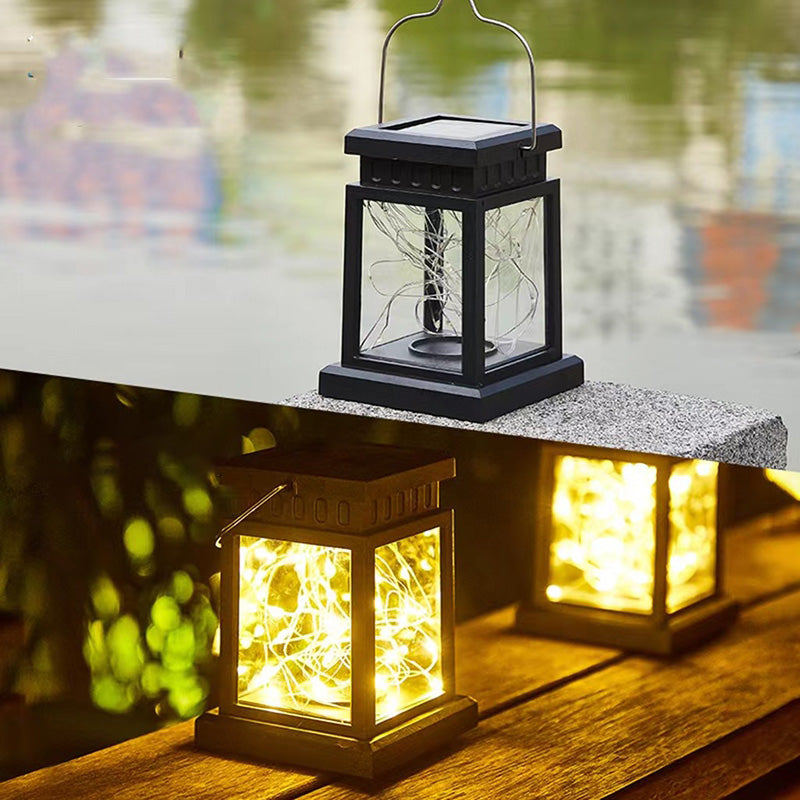 Modernes unbedeutendes wasserdichtes quadratisches Solar-ABS-LED-Außenlicht für den Garten