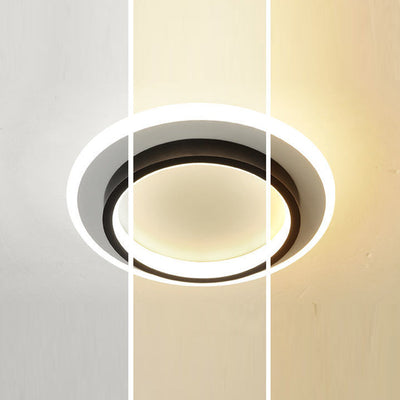 ضوء سقف مثبت بمصابيح LED حديدية هندسية اسكندنافية معاصرة للممر 
