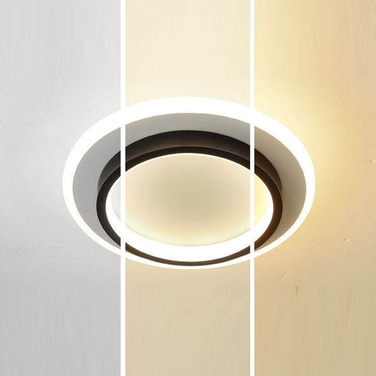 ضوء سقف مثبت بمصابيح LED حديدية هندسية اسكندنافية معاصرة للممر 